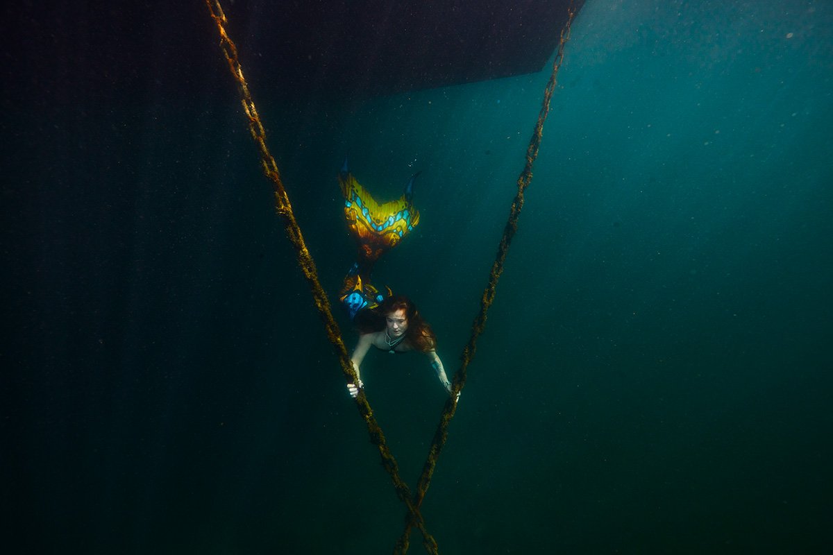 Meerjungfrauen Unterwasserfotografie in Seen, Flüssen und dem Meer Stern Photography