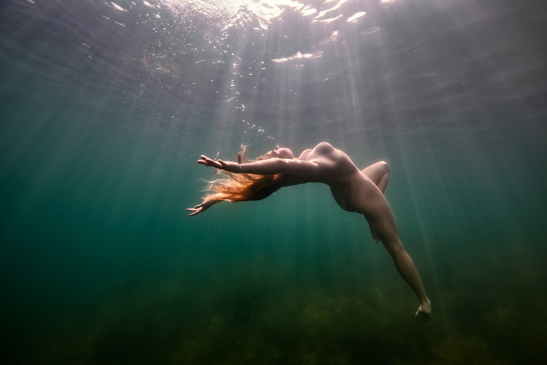 Unterwasser Nude